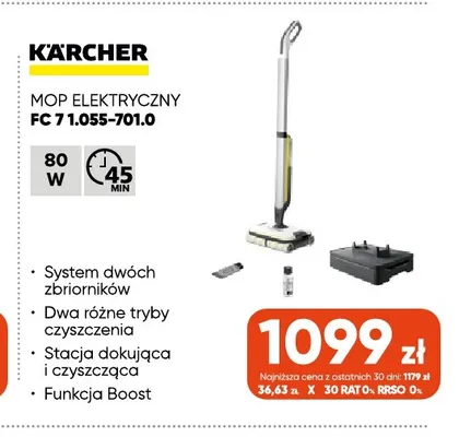 Mop elektryczny Fc 7 1,055-701,0 Kärcher promocja w Max Elektro