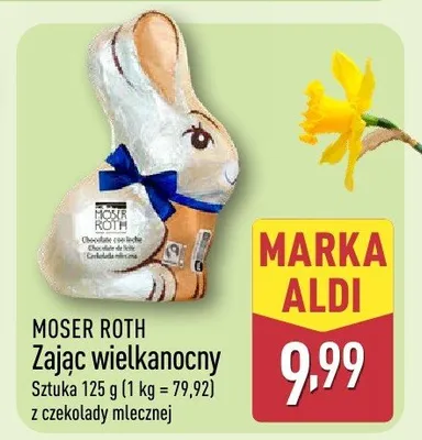 Zając wielkanocny promocja w Aldi