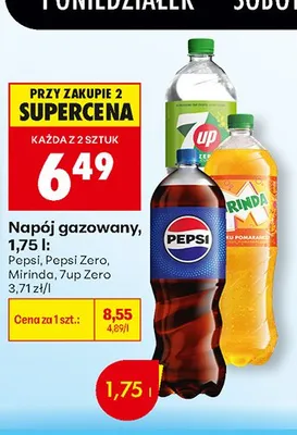 Napój gazowany promocja w Biedronka