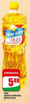 Olej słonecznikowy Złote Łany promocja w Dino