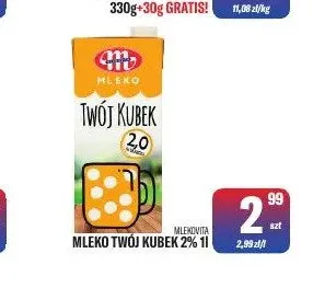 Mleko Twój Kubek 2% Mlekovita promocja w Tomi Markt