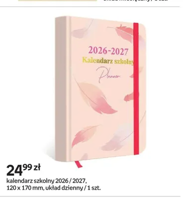 Kalendarz szkolny 2026/2027 120x170 mm układ dzienny promocja w Empik
