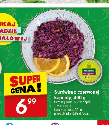 Surówka z czerwonej kapusty Białecki Kuchnia promocja w Twój Market