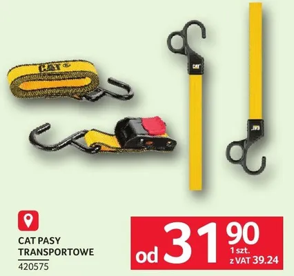 Pasy transportowe Cat 420575 promocja w Selgros