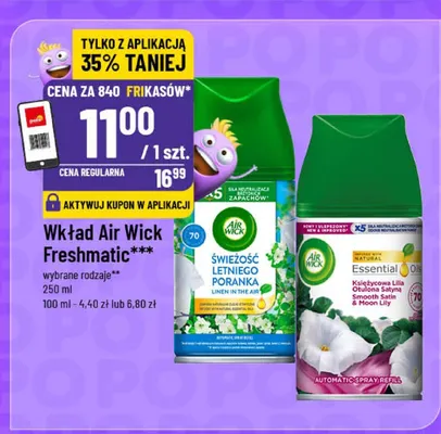 Wkład Air Wick Freshmatic promocja w POLOmarket
