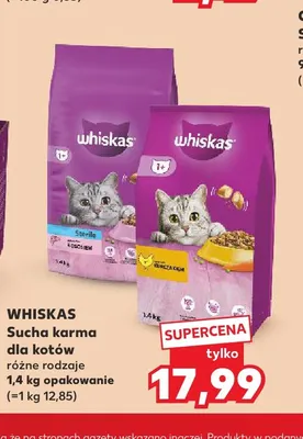 Sucha karma dla kotów Whiskas promocja w Kaufland