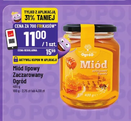 Miód lipowy zaczarowany promocja w POLOmarket