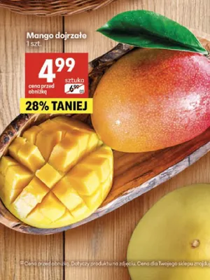 Mango dojrzałe promocja w Delikatesy Centrum
