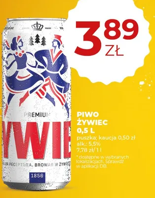 Piwo promocja w Duży Ben