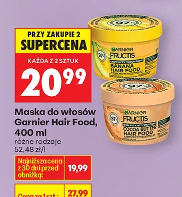 Maska do włosów Hair Food promocja w Biedronka