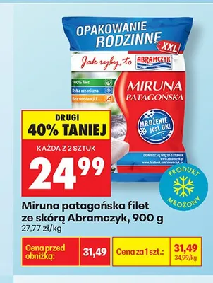 Miruna patagońska filet ze skórą Abramczyk promocja w Biedronka