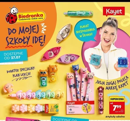 Artykuły szkolne Kayet promocja w Biedronka
