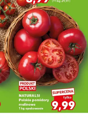 Pomidory malinowe Naturalsi polskie promocja w Kaufland