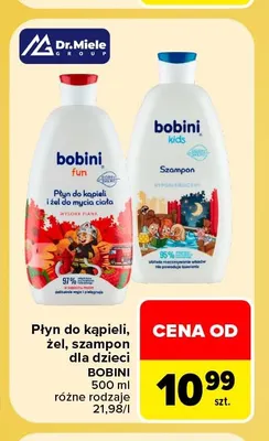 Płyn do kąpieli, żel, szampon dla dzieci Bobini promocja w Carrefour