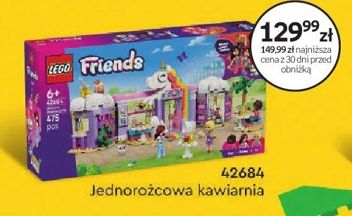 Klocki LEGO Friends 42684 Jednorożcowa kawiarnia promocja w Dzień Dziecka