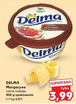 Margaryna różne rodzaje promocja w Kaufland