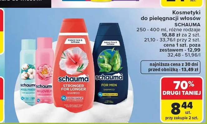 Szampon do włosów Schauma For Men promocja w Carrefour