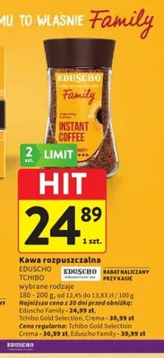 Kawa rozpuszczalna TCHIBO Crema promocja w Intermarche