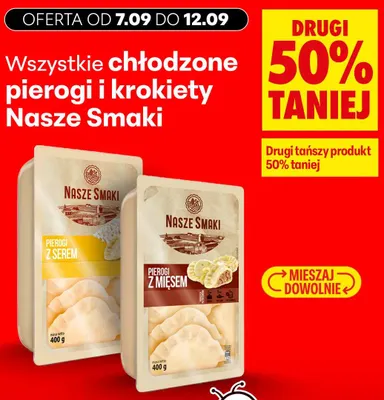 Pierogi z serem Nasze Smaki promocja w Biedronka