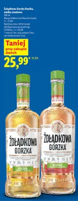 Wódka smakowa Żołądkowa Gorzka Rześka Mango & Melon promocja w Lidl