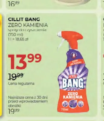 Spray do czyszczenia Cillit Bang Zero Kamienia promocja w Drogerie Jawa