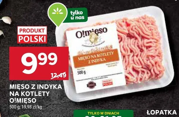 Mięso z indyka na kotlety promocja w Stokrotka