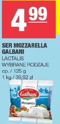 Ser mozzarella wybrane rodzaje promocja w SPAR