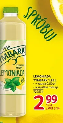 Lemoniada Tymbark 1,25l promocja w Selgros