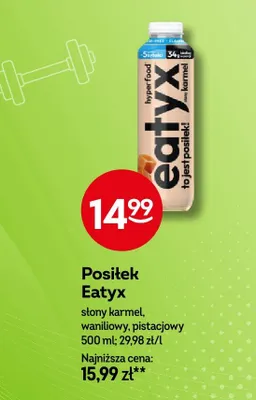 Posiłek eatyx słony karmel promocja w Żabka
