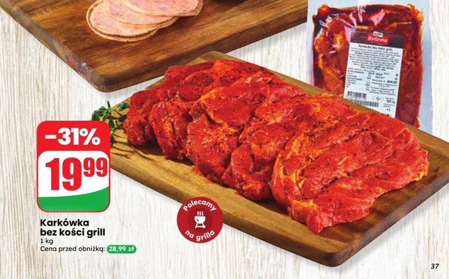 Karkówka bez kości grill Agro Rydzyna promocja w Dino