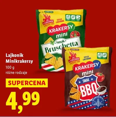 Minikrakersy  promocja w Lidl