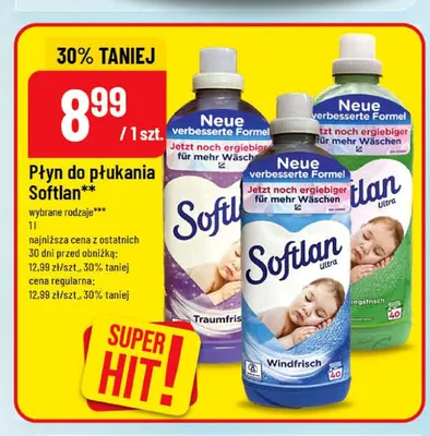 Płyn do płukania Softlan Traumfrisch promocja w POLOmarket