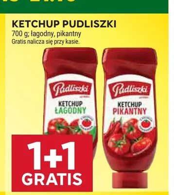 Ketchup pikantny Pudliszki promocja w Stokrotka