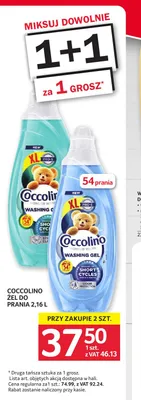 Żel do prania Coccolino promocja w Selgros