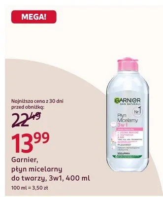 Płyn micelarny do twarzy 3w1 promocja w Rossmann