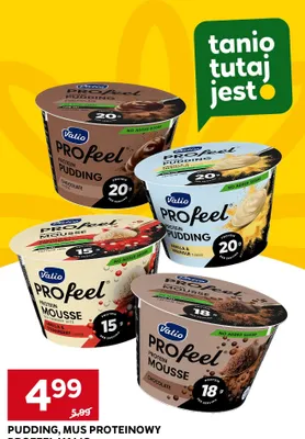 Pudding proteinowy Valio PROfeel chocolate promocja w Stokrotka