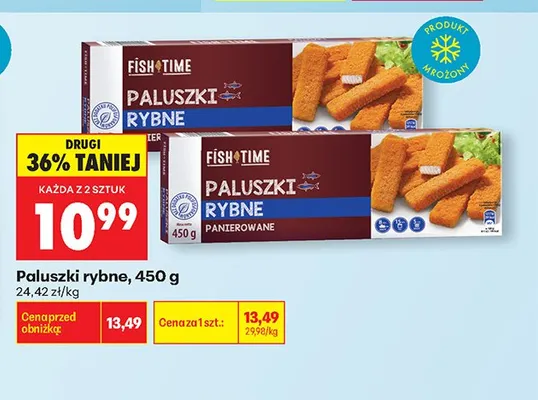 Paluszki rybne Fish & Time promocja w Biedronka