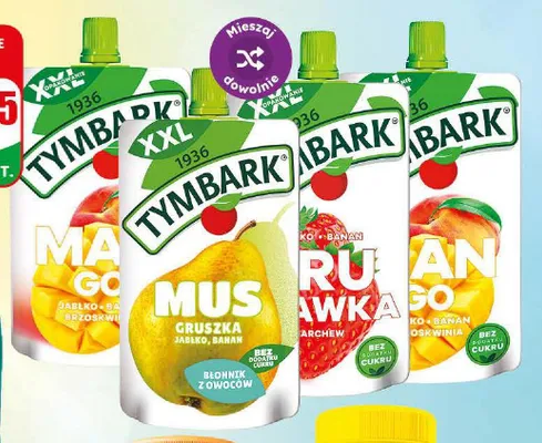 Mus Tymbark Gruszka promocja w Dino