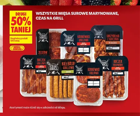 Zestaw mięs surowych marynowanych Czas na Grill promocja w Biedronka