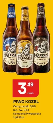 Piwo Kozel Cerny promocja w Chorten