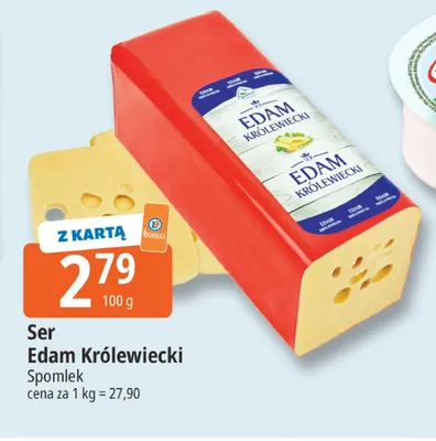 Ser Edam Królewiecki Spomlek promocja w Leclerc