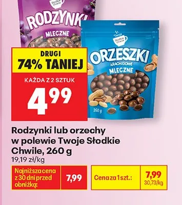 Orzechy w polewie Twoje Słodkie Chwile promocja w Biedronka