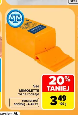 Ser Mimolette promocja w Carrefour