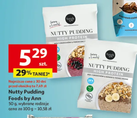 Pudding Nutty Pudding promocja w Auchan
