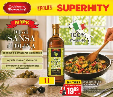 Oliwa Sansa Di Olio do smażenia MK promocja w POLOmarket