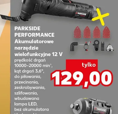 Akumulatorowe narzędzie wielofunkcyjne Parkside Performance promocja w Kaufland