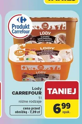 Lody Carrefour promocja w Carrefour