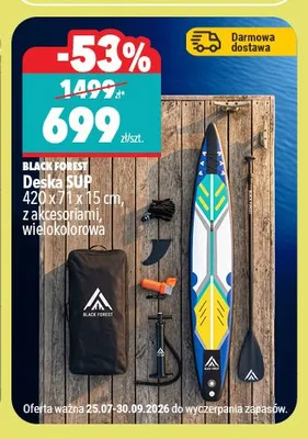 Deska SUP Black Forest promocja w Biedronka Home