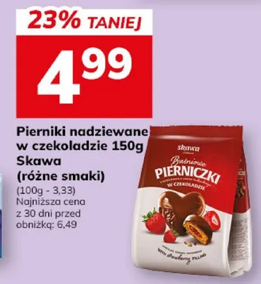 Pierniki nadziewane w czekoladzie (różne smaki) promocja w Hitpol