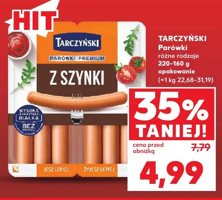 Parówki Tarczyński promocja w Kaufland